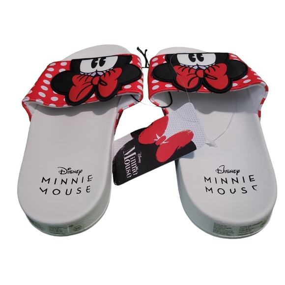 Disney Minnie Mouse Children's Flip Flops Size 5/6 - Picture 2 of 8